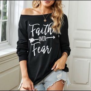 ❤️Faith Over Fear Long Sleeve Shirt❤️